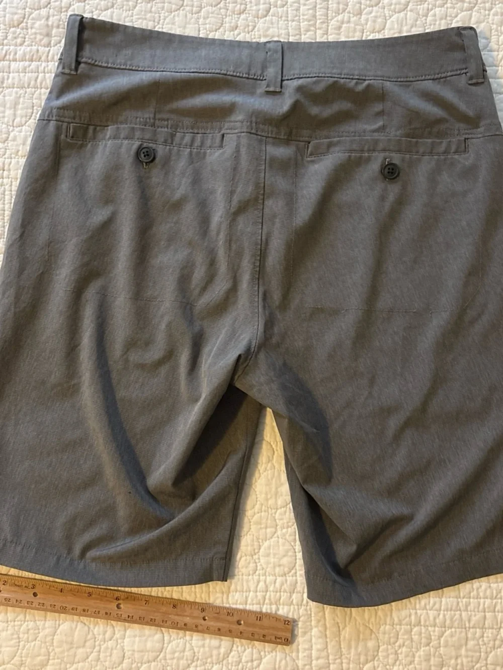 Old Navy Men's Slate Gray Flat Front Shorts